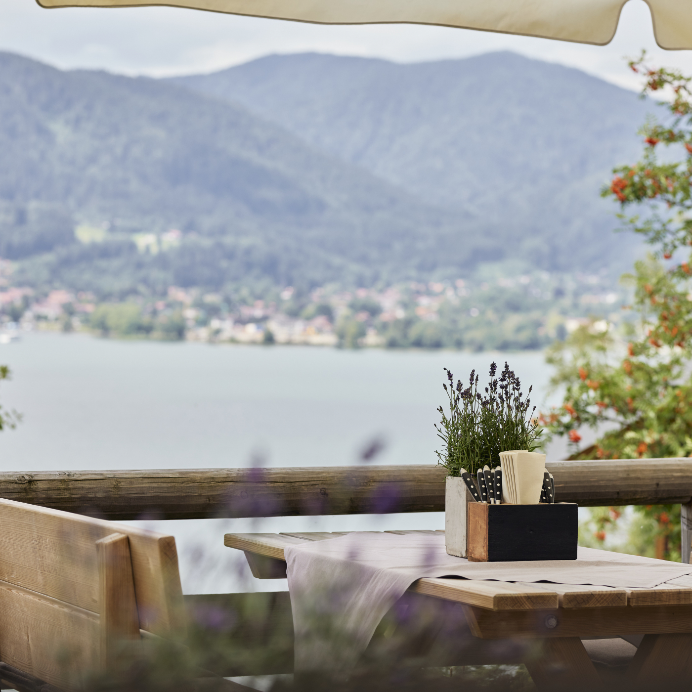Strong beer season at Lake Tegernsee
